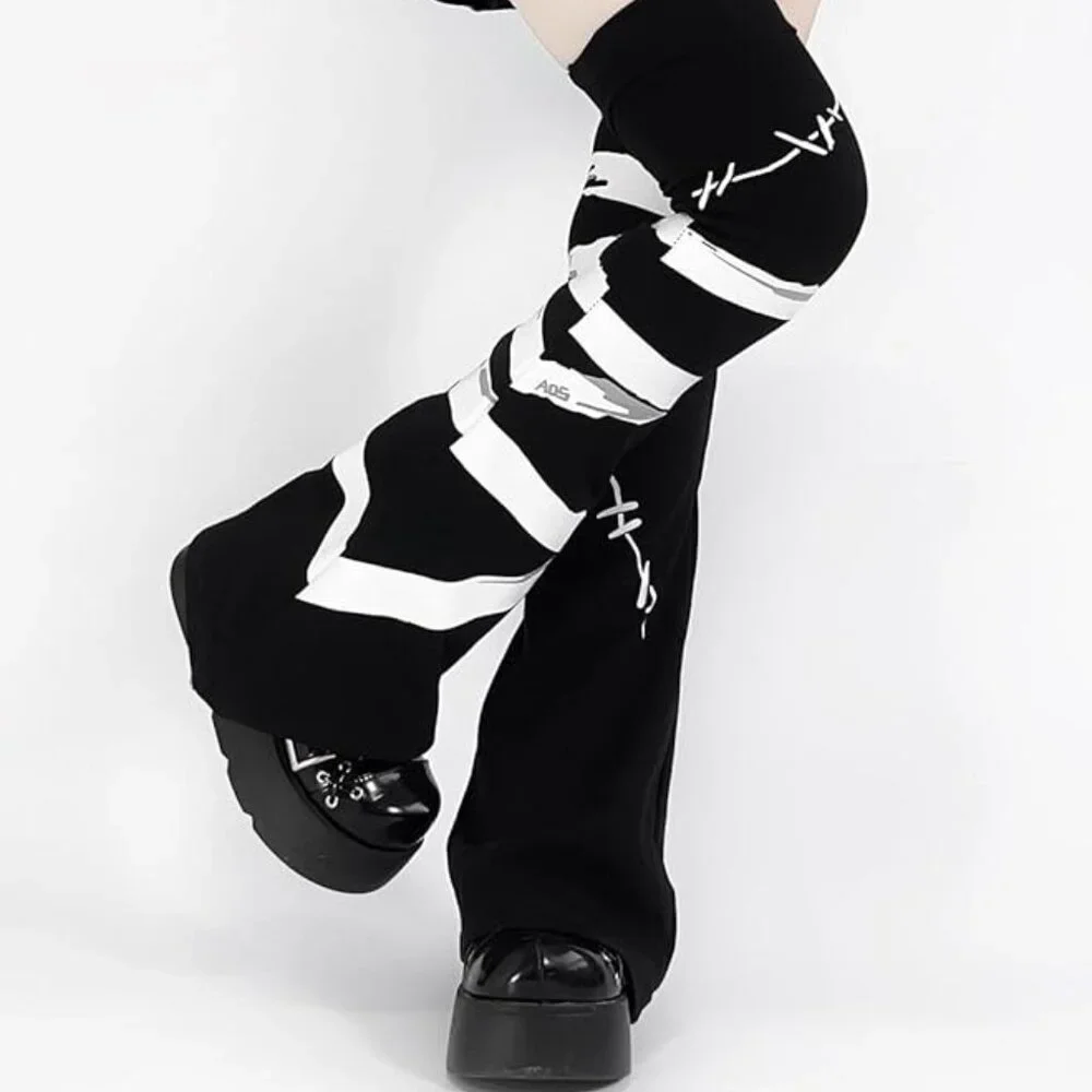 Goth Leg Warmers Thigh High Socks